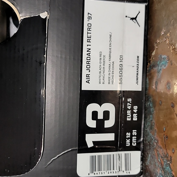 2012. Air Jordan 1 retro '97. Men's size 13. 9/10 condition. W/OG box. - Picture 3 of 16